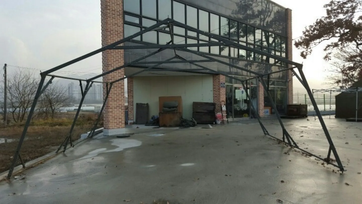 미군용 텐트 후레임(폴대) -뼈대 와꾸 후레임 (프레임)-