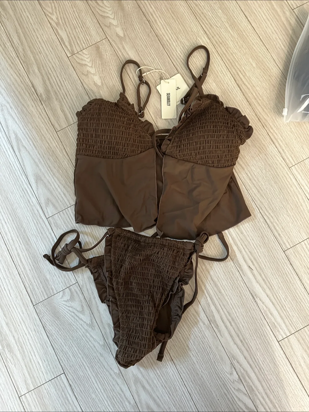 브라운 비키니 새상품