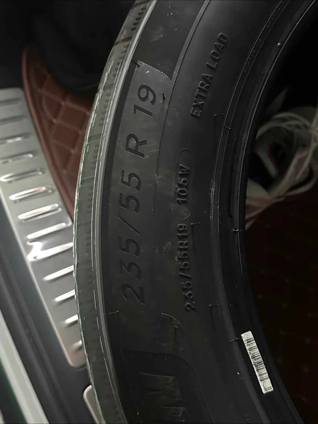 미쉐린 프라이머시 투어 올시즌 235/55R19 중고 1개 1300km 탄 바퀴 싸게팝니다