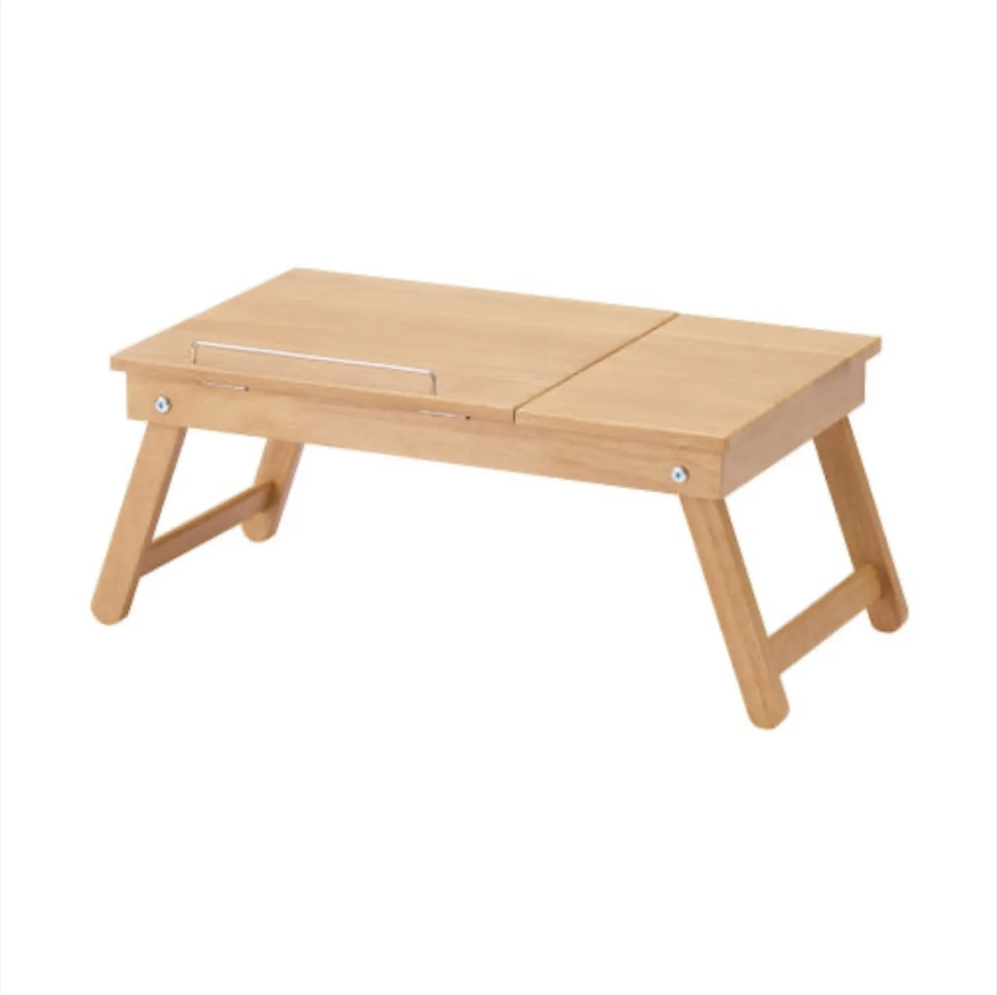 [중고품] 무인양품 무지 고무나무 노트북 거치대 테이블