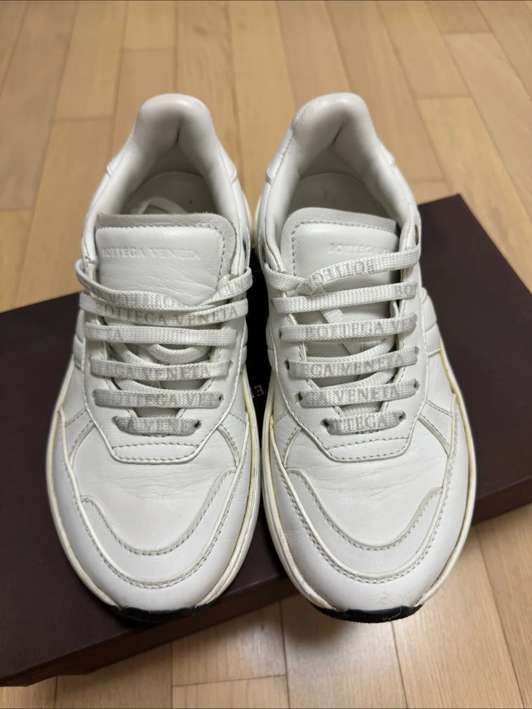 [보테가베네타] 여성 스피드스터 스니커즈 화이트 36.5  보테가베네타