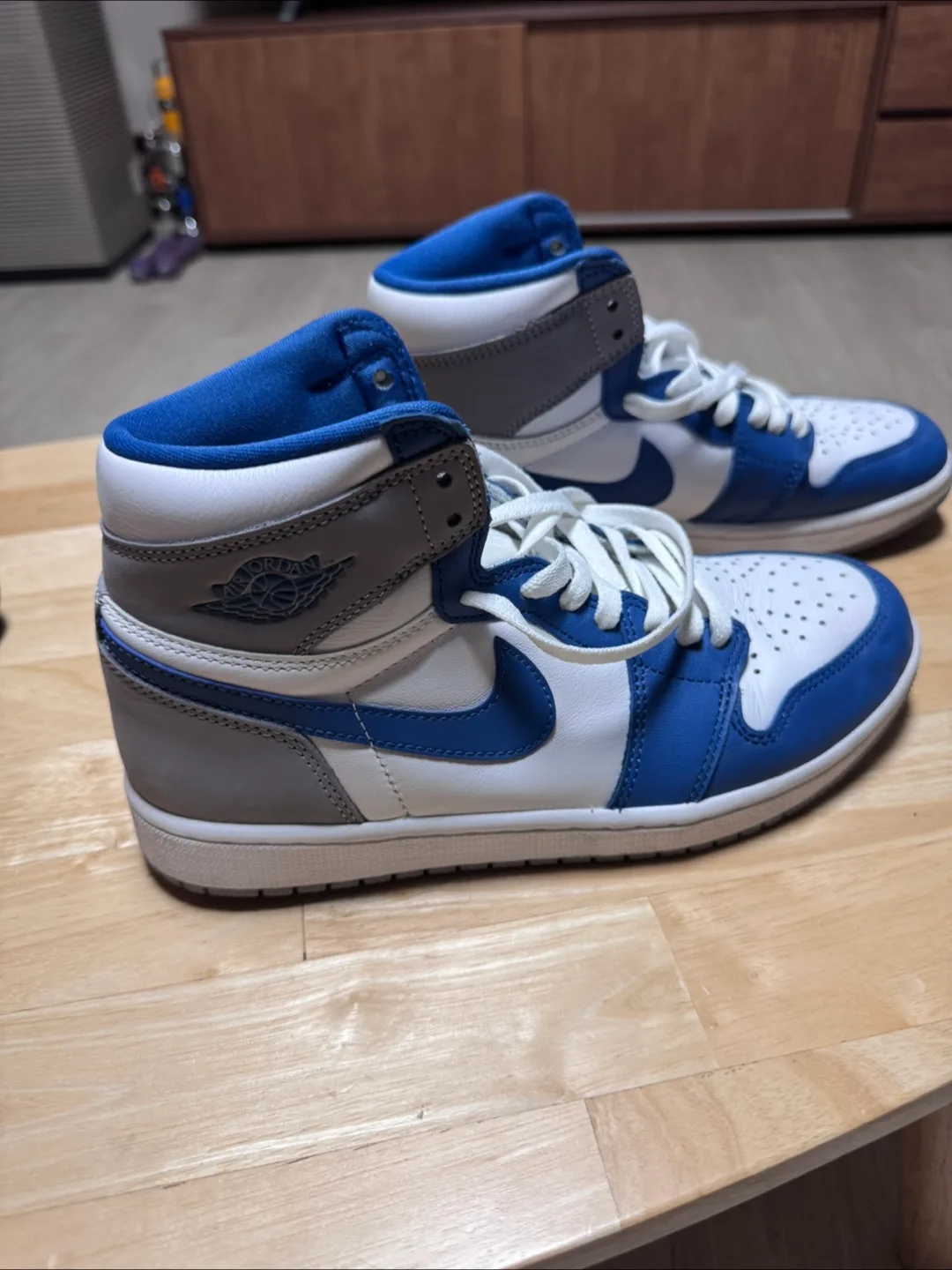 조던 1 하이 트루블루 265 중고