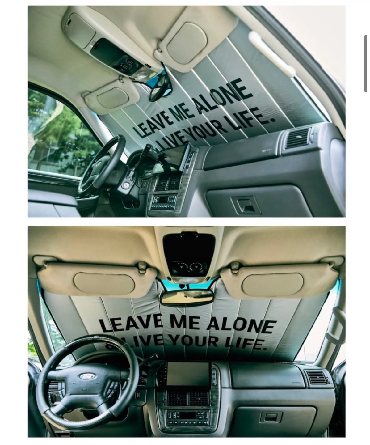 하이브로우 카쉐이드 차량 햇빛 가리개