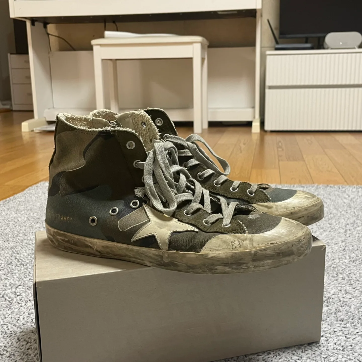 골든구스 프랜시 카모 하이탑 270