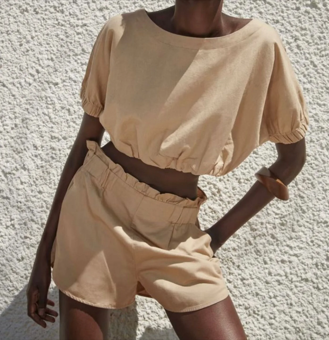 자라 린넨 크롭탑 판매합니다