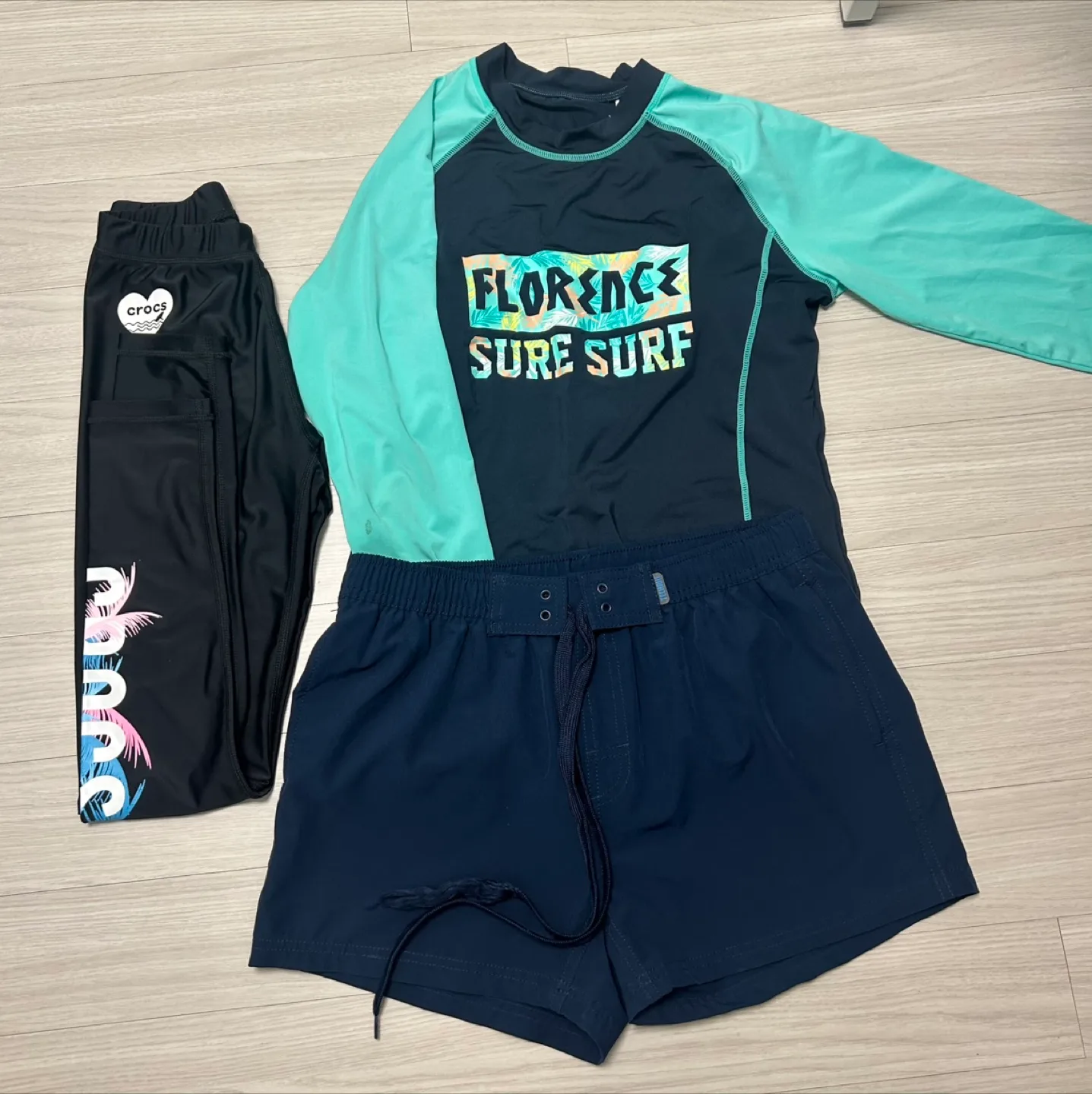 초3-6학년 래쉬가드,수영복 바지