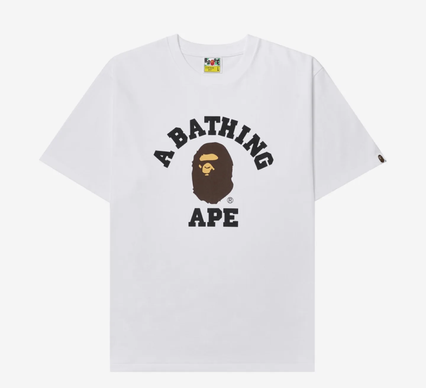 베이프 BAPE College T-Shirt 컬리지 티셔츠 XL