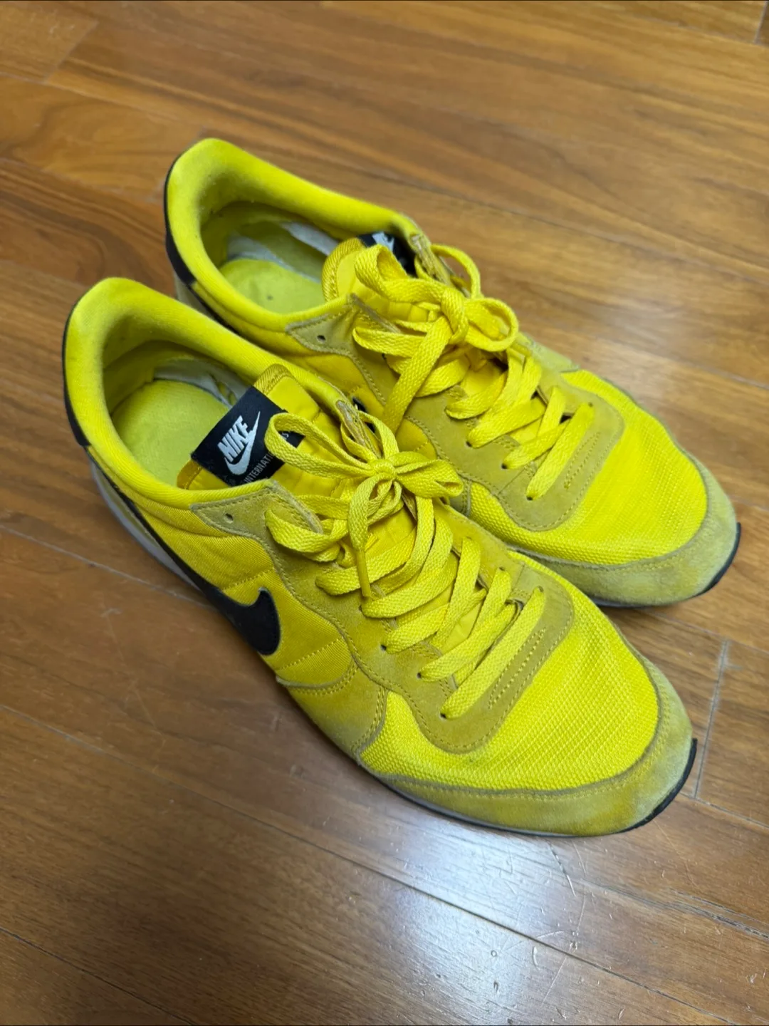 나이키 빈티지 옐로우 운동화 290