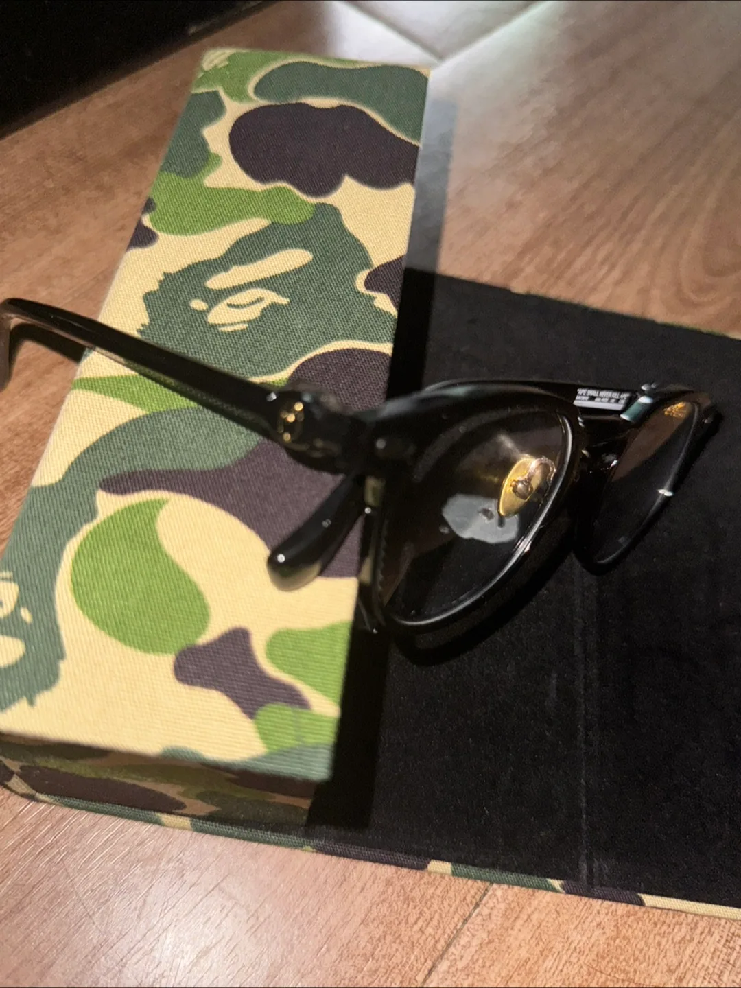 베이프 뿔테 안경