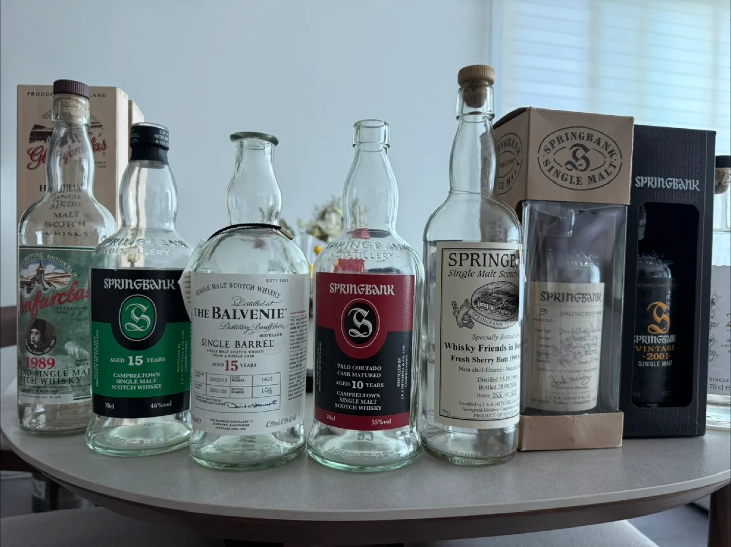 스프링뱅크 올드바틀 위스키공병