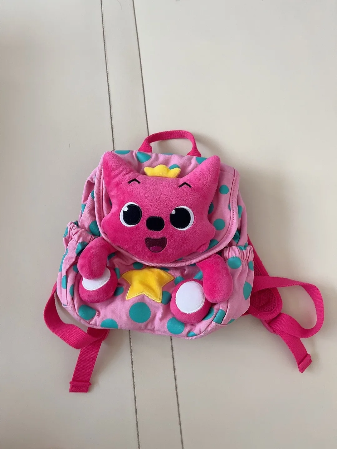 핑크퐁 아기 상어 핑크 가방