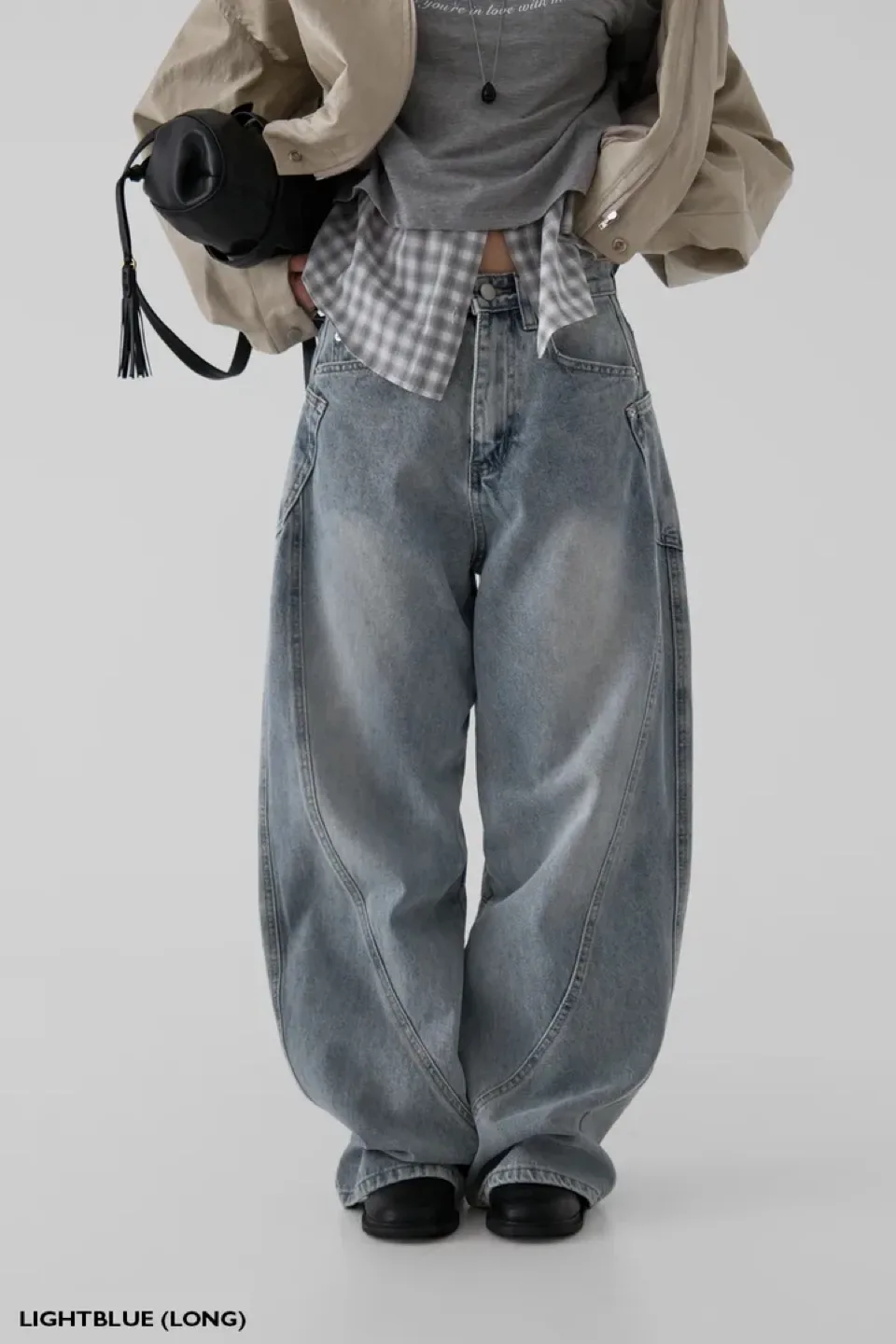 (새 제품) 어텀 로우커브드데님 라이트블루