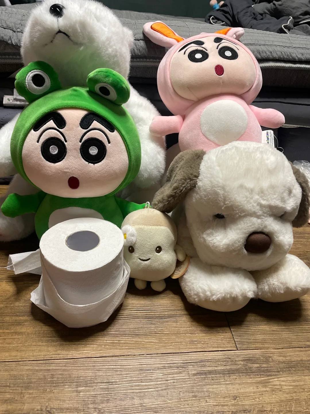 짱구2명 포함 인형 5개 묶음으로 팔아요 중고