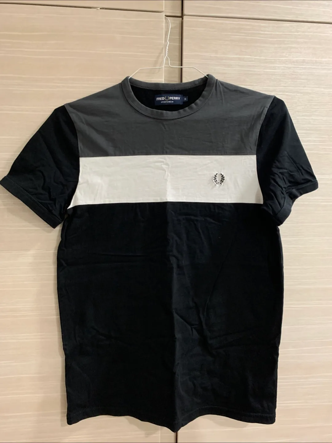프레드페리 반팔 티셔츠 S 블랙