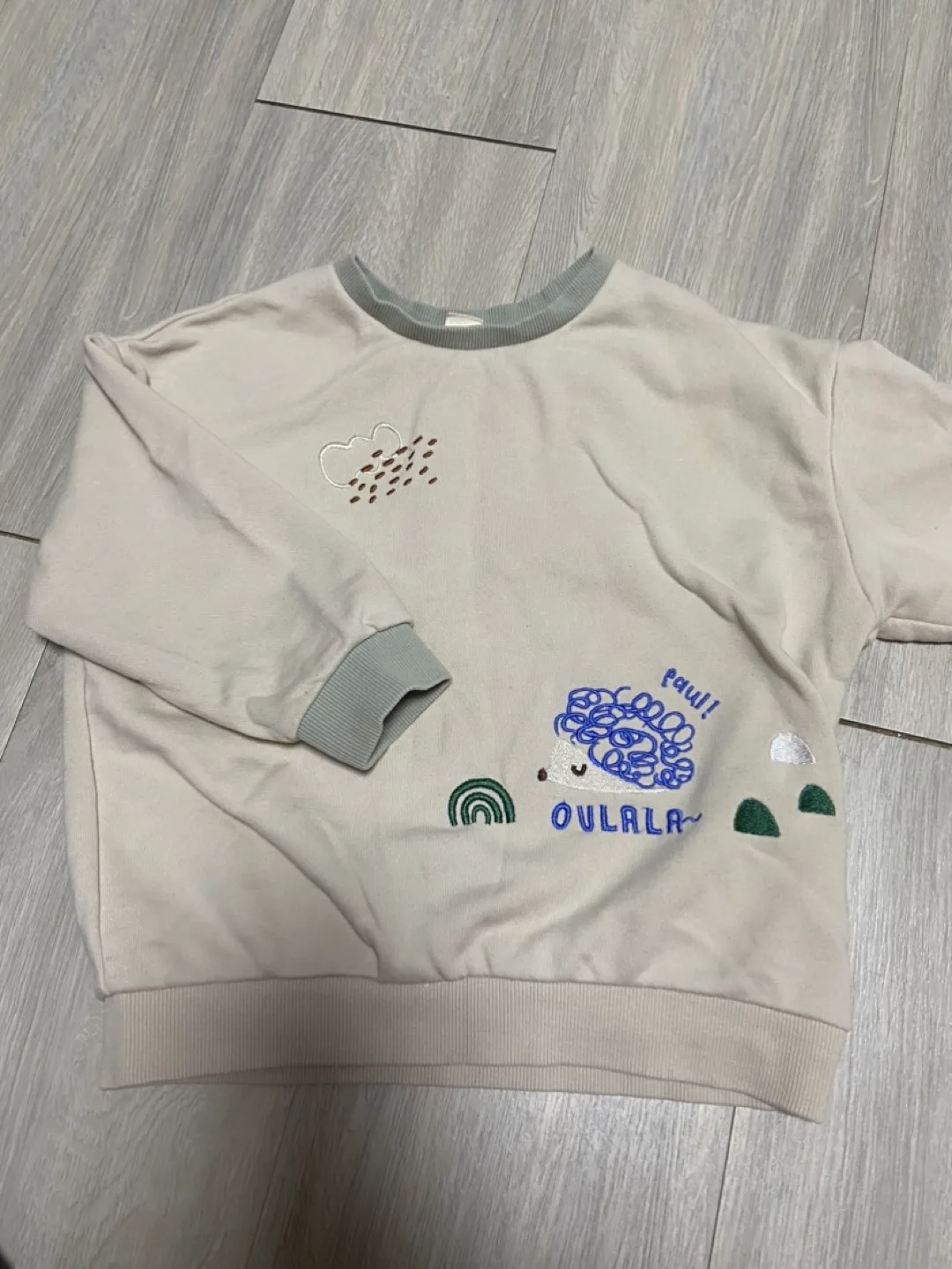 치크 아동 맨투맨 티셔츠110