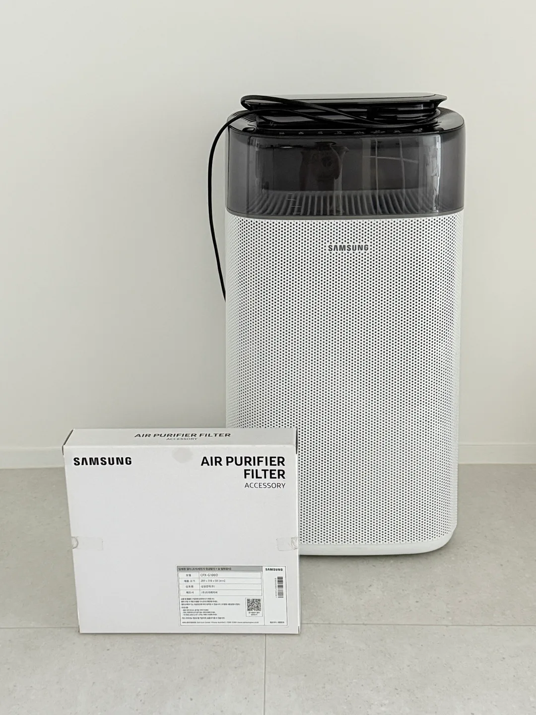 [새 필터 포함] 삼성 공기청정기 블루스카이 AX40M6050WMD