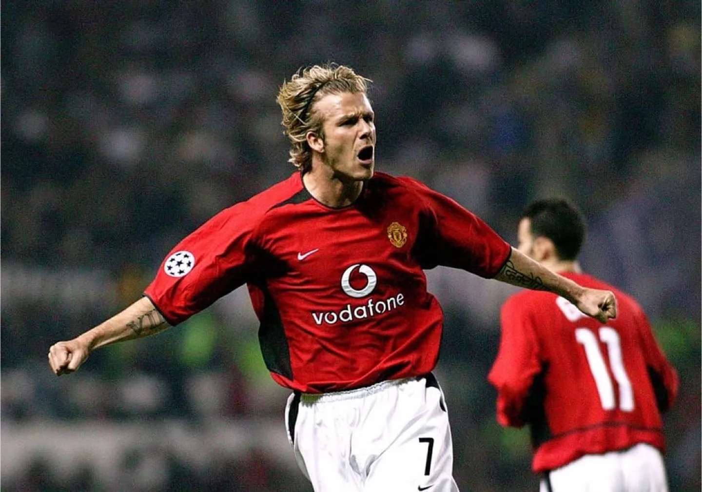 맨유 02-04 베컴 홈 유니폼