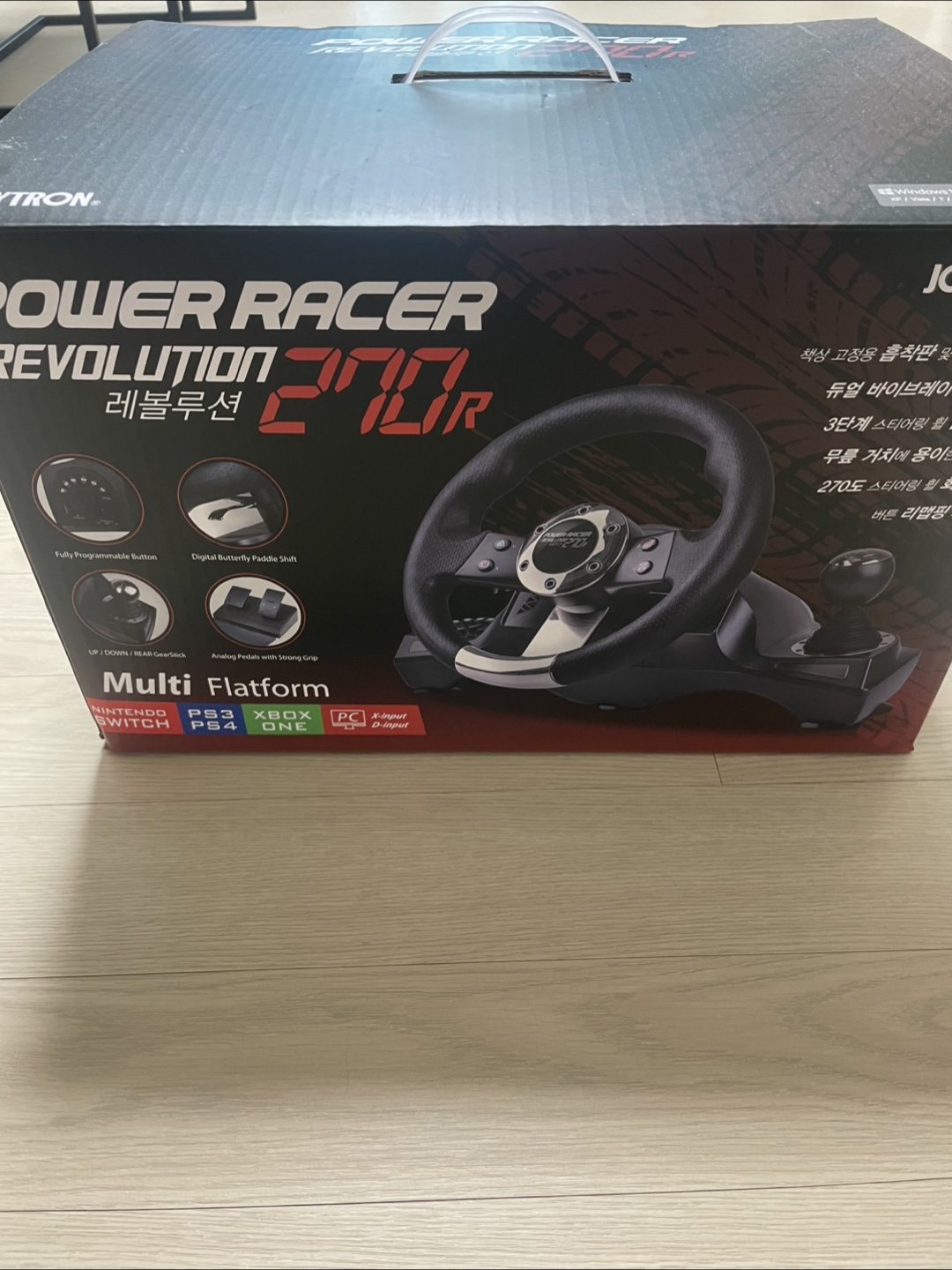 조이트론 레이싱휠 270R