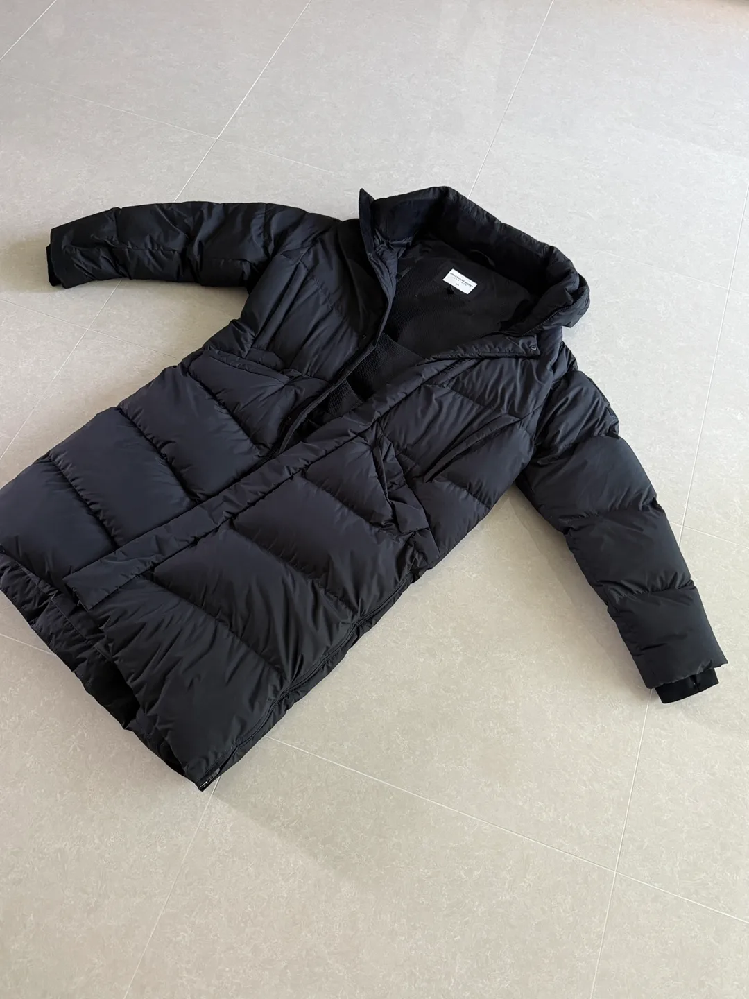 질스튜어트 롱패딩 블랙 105(중고)