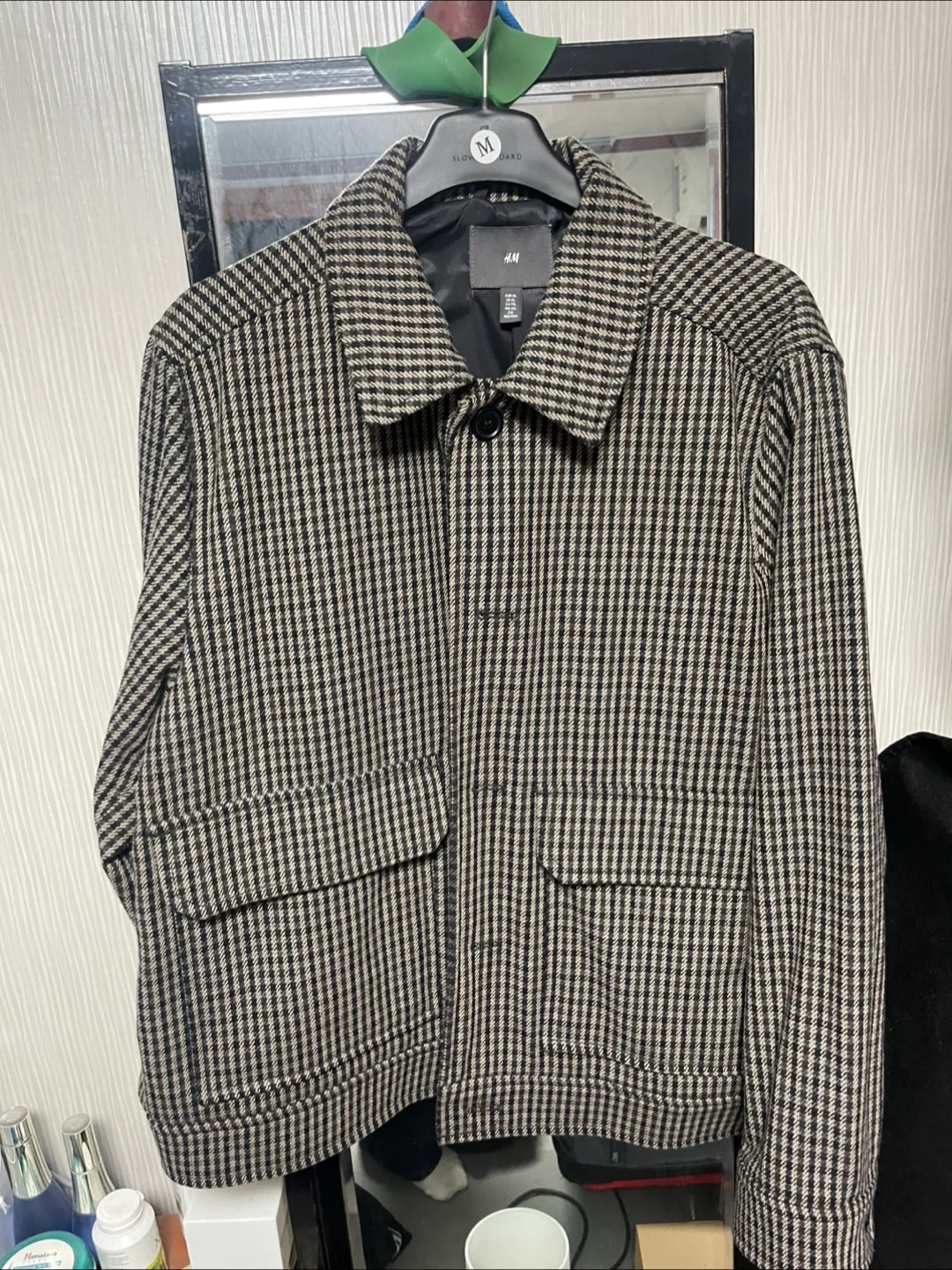 H&M 남성 체크 자켓 (중고)