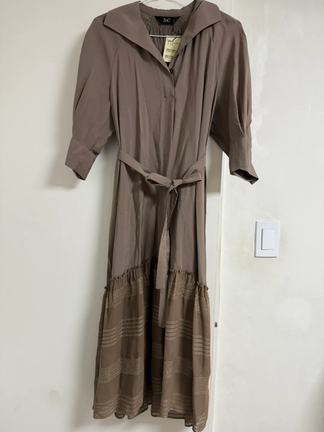 새상품) EnC 원피스 브라운 55