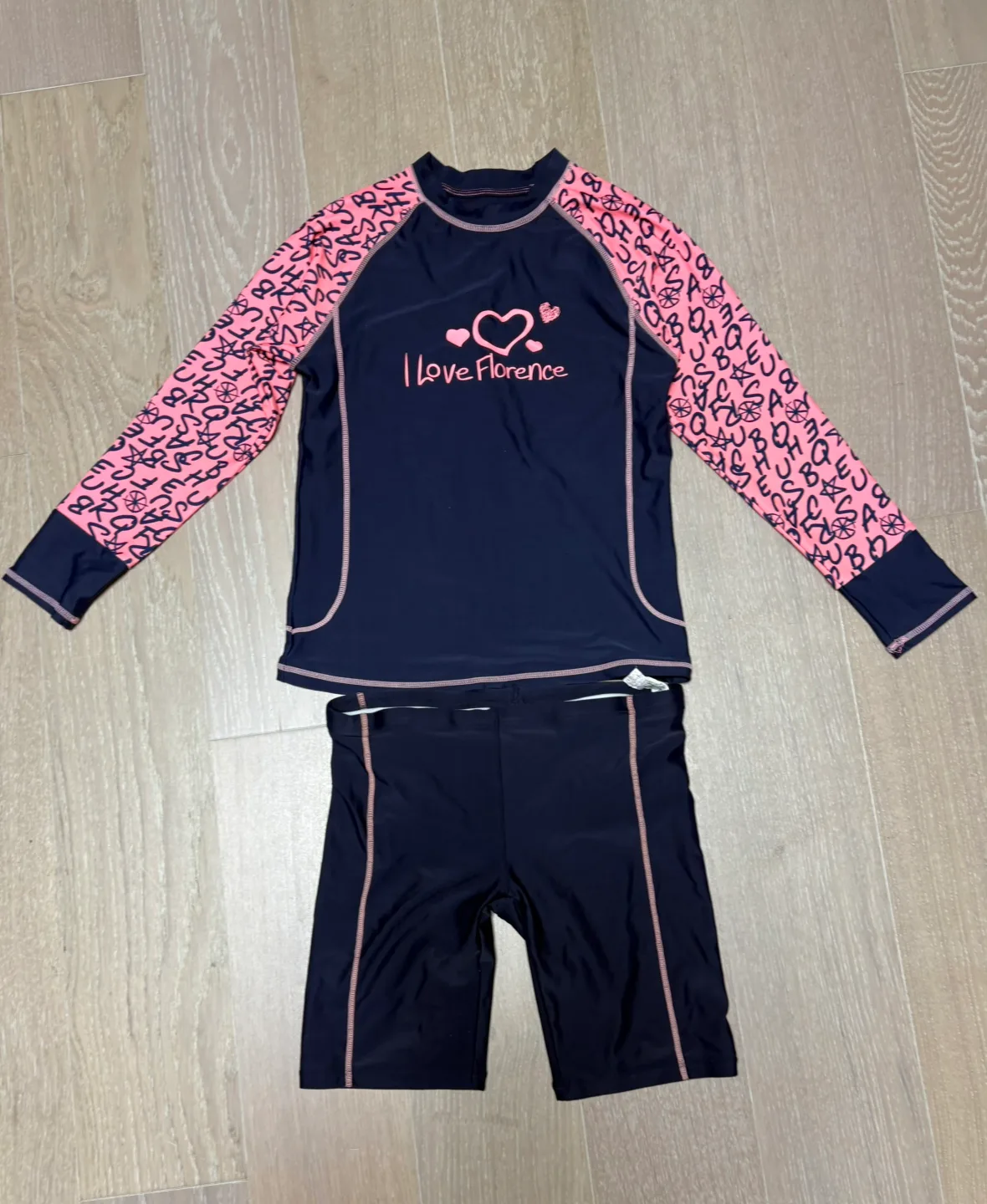 아동 래쉬가드 세트