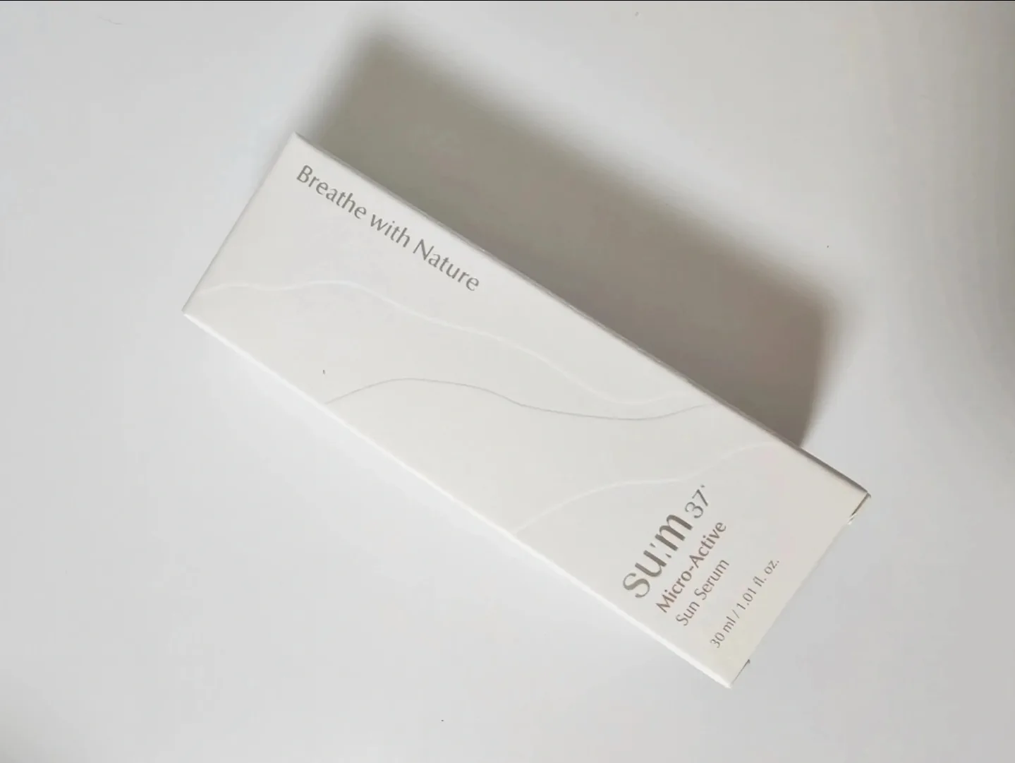 숨37° 선크림 미개봉 새제품 30ml 숨 마이크로 액티브 선세럼