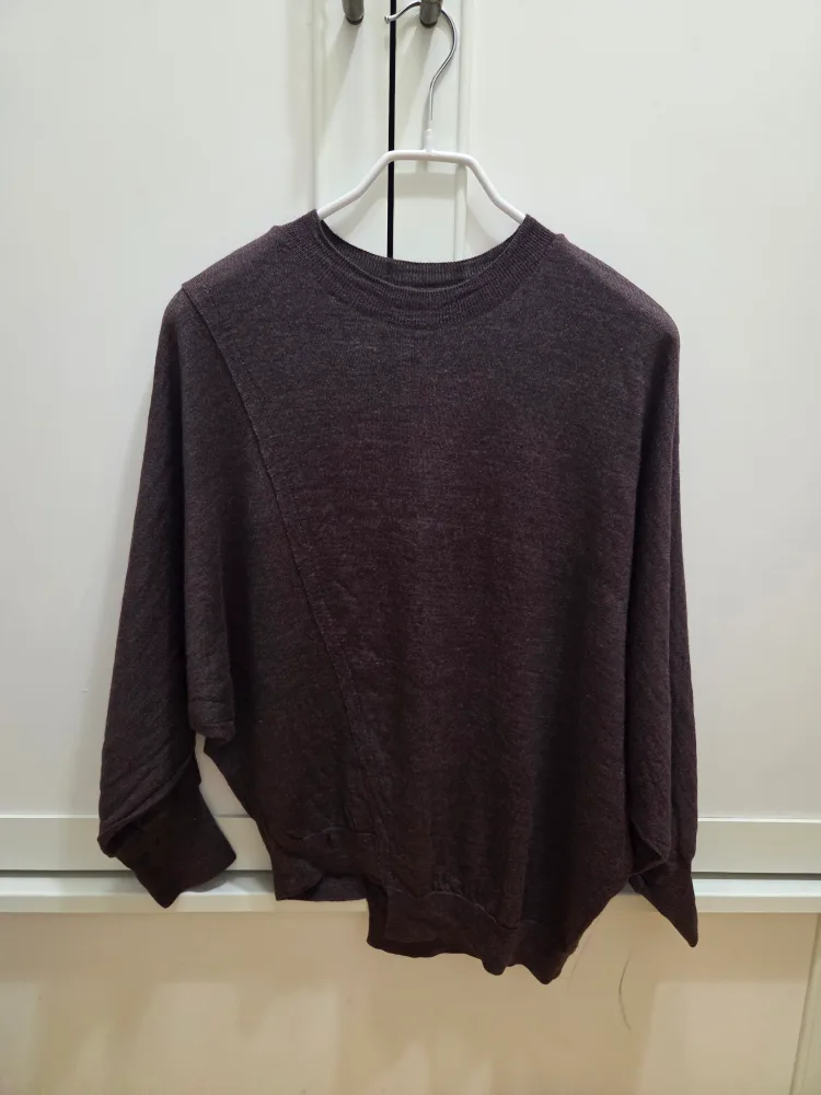 언발 가오리 니트