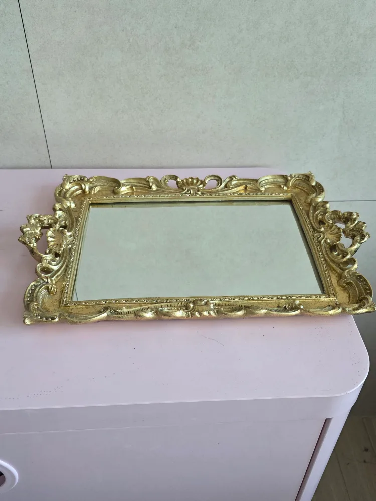 빈티지 거울 트레이