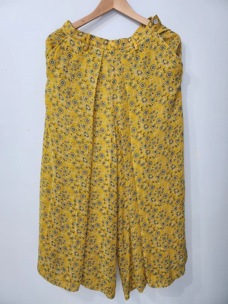 zucca 주카 플라워 와이드 팬츠 바지 28