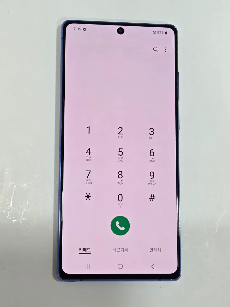 갤럭시 노트20 미스틱 블루