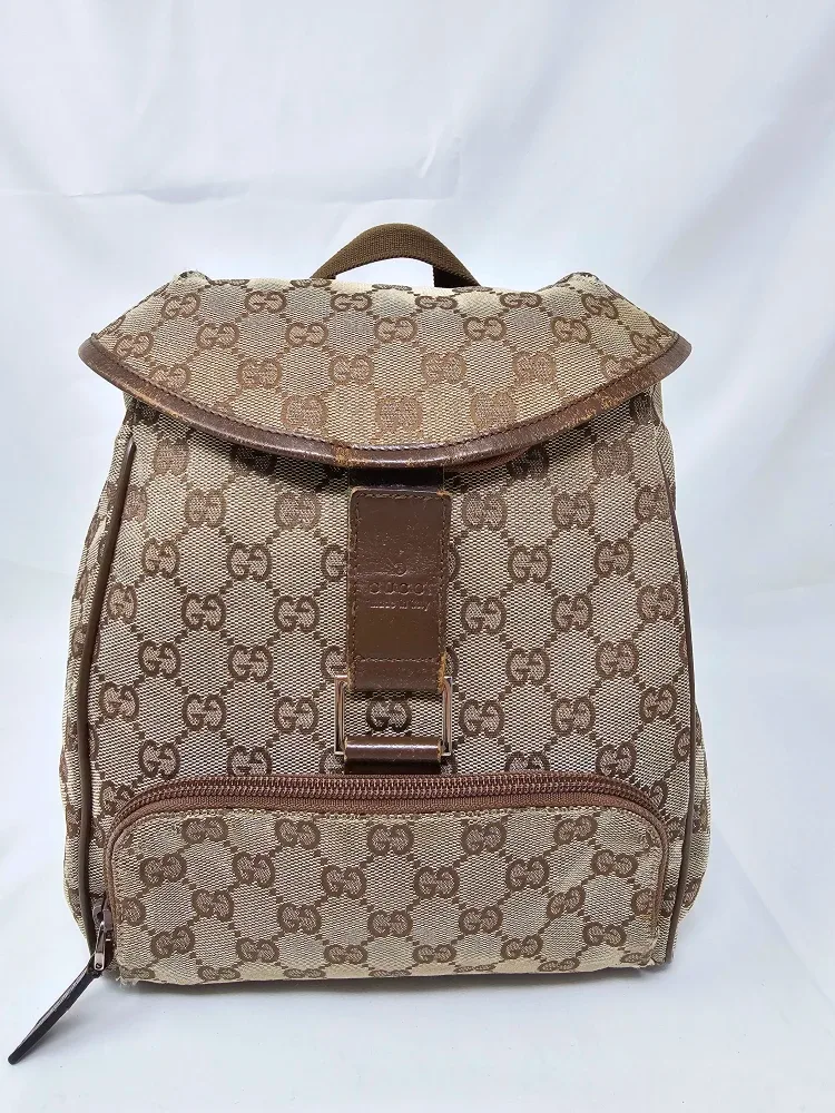구찌 GG 캔버스 미니 백팩 가방 정품