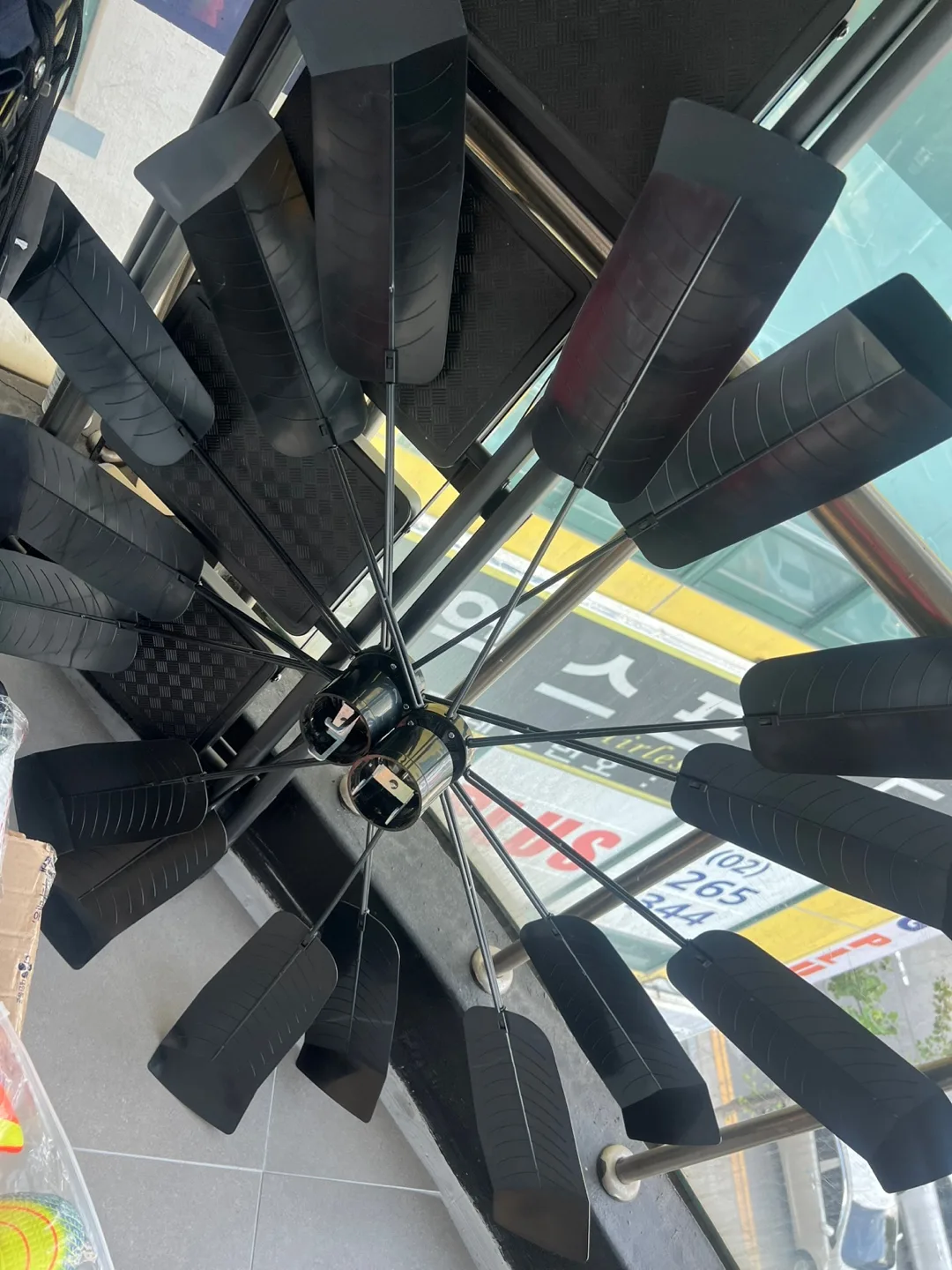 에어컨 무동력 바람개비 날개 중고 판매 합니다~