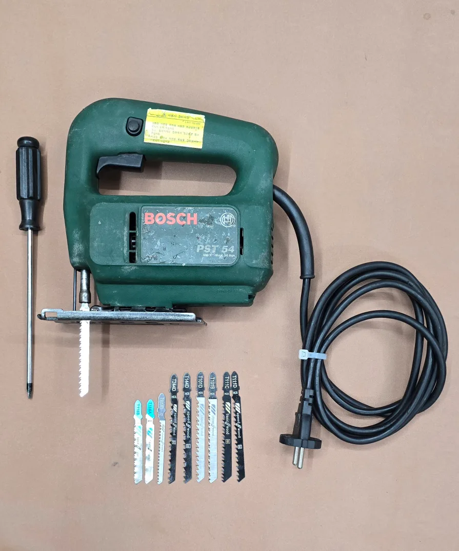보쉬 PST-54 직소 중고품입니다 (10pcs 날 포함)