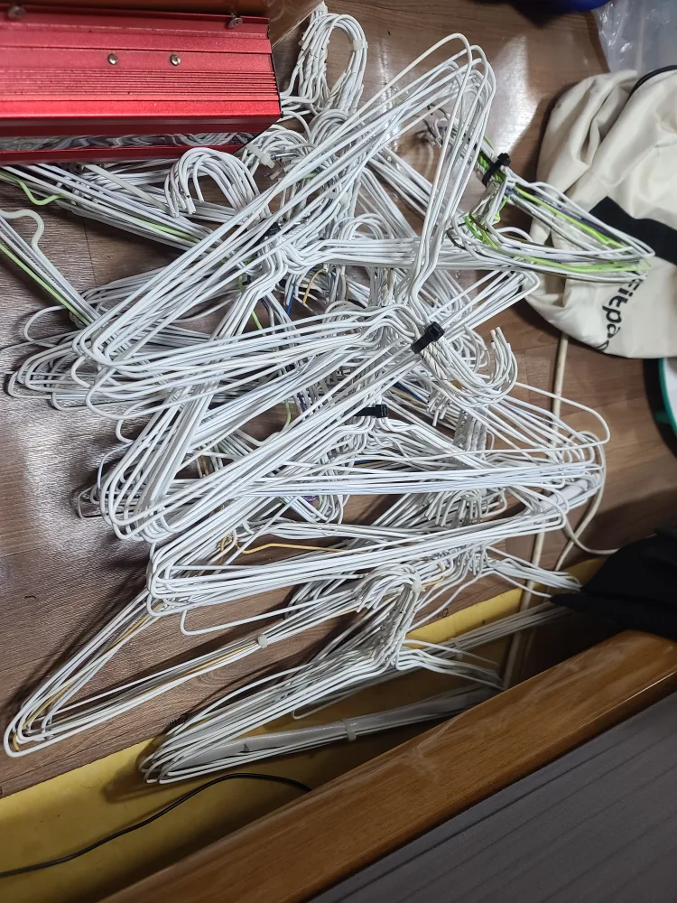 중고 옷걸이 160개