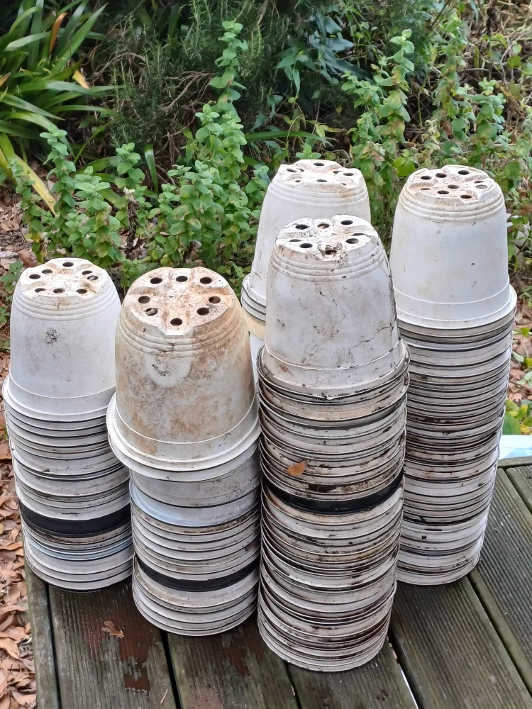 중고 플라스틱 화분