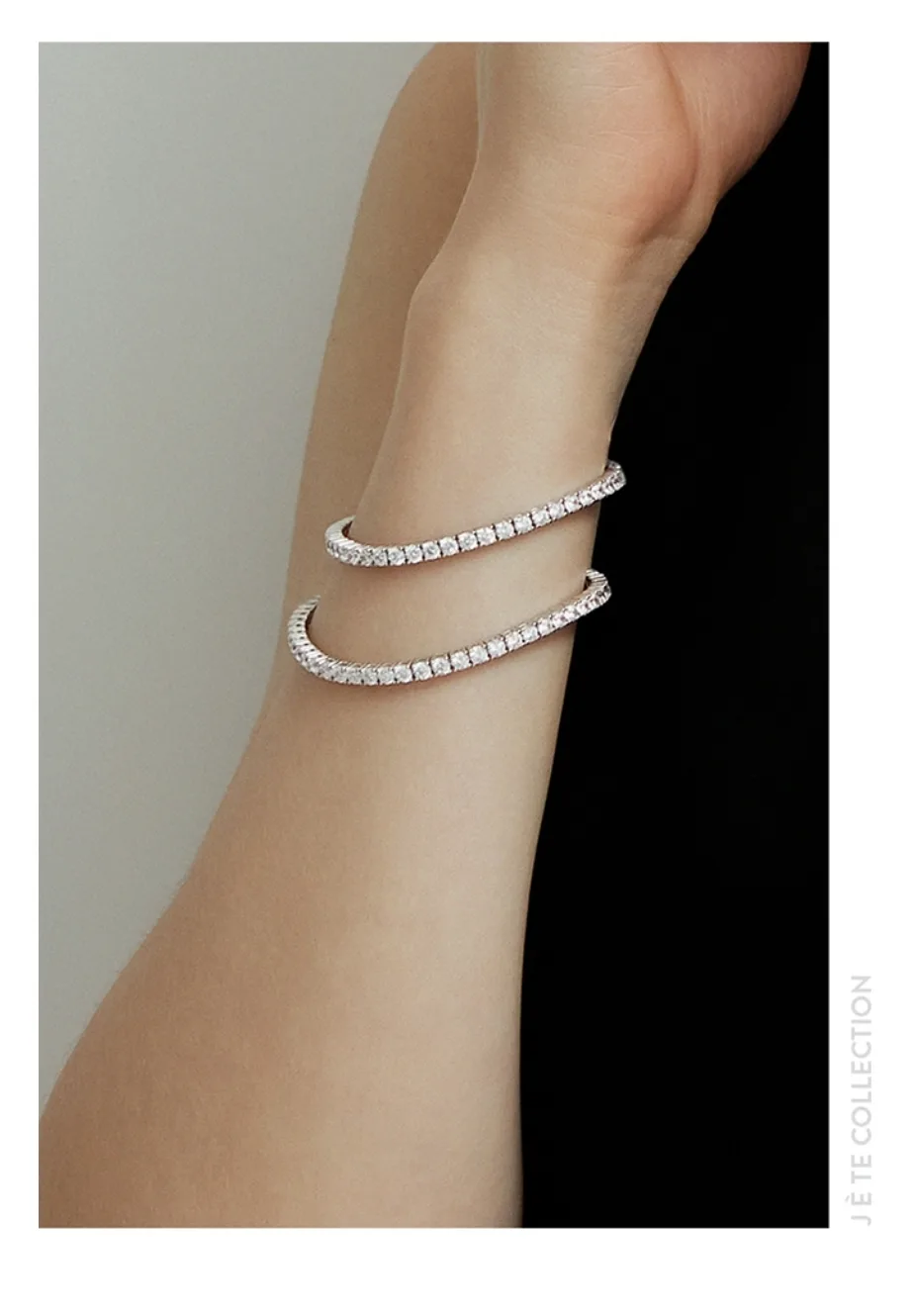 제이에스티나 테니스팔찌S사이즈16