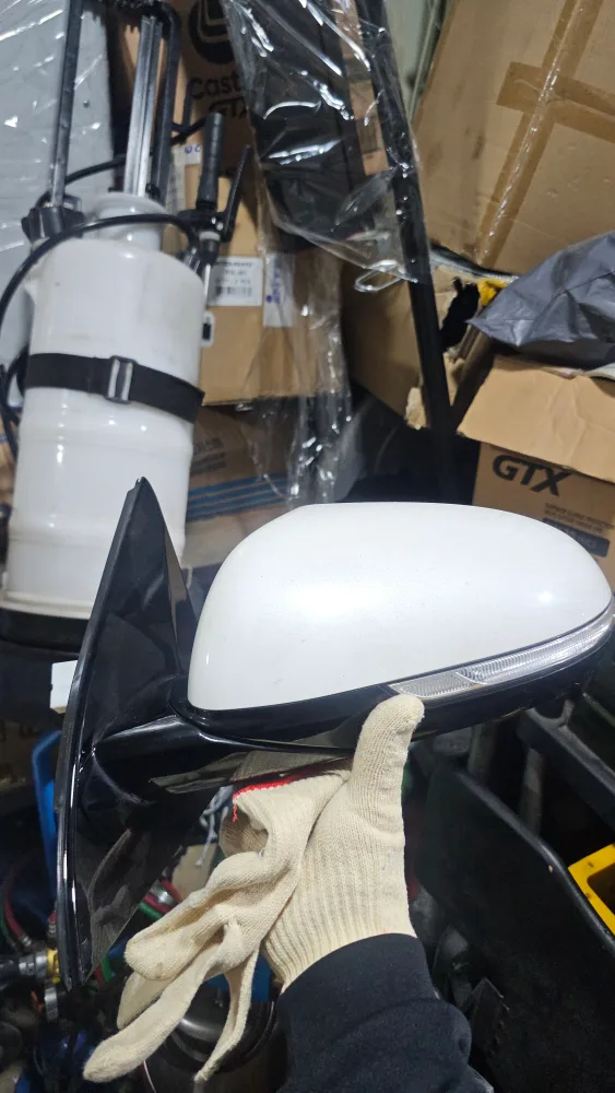 니로 운전석 사이드미러 14핀 중고