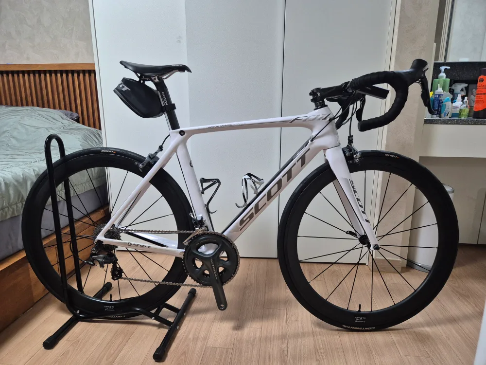 스캇 포일 풀카본 로드 자전거 올수리+로발 랩피드clx