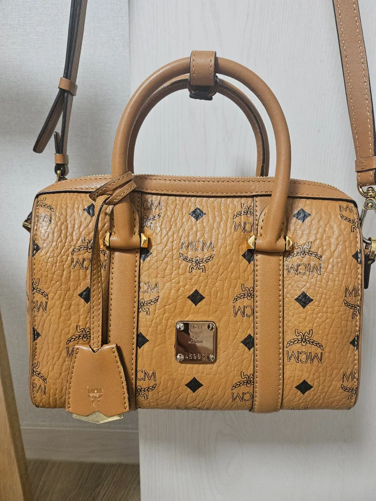 MCM 미니 보스턴백