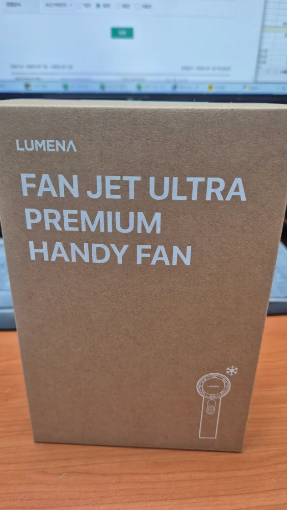 루메나 휴대용 냉각 선풍기 새상품
