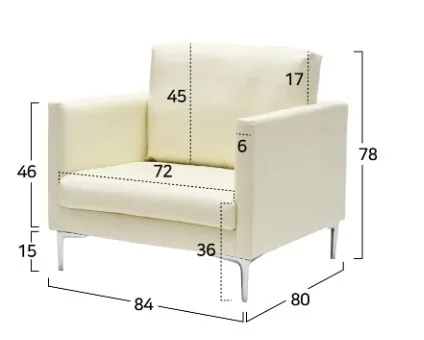 중고판매-아이보리 1인용 소파(총10개)