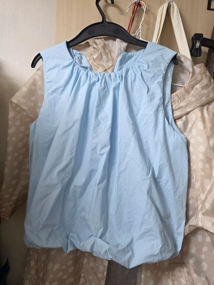 시스티나 슬리브리스 블라우스