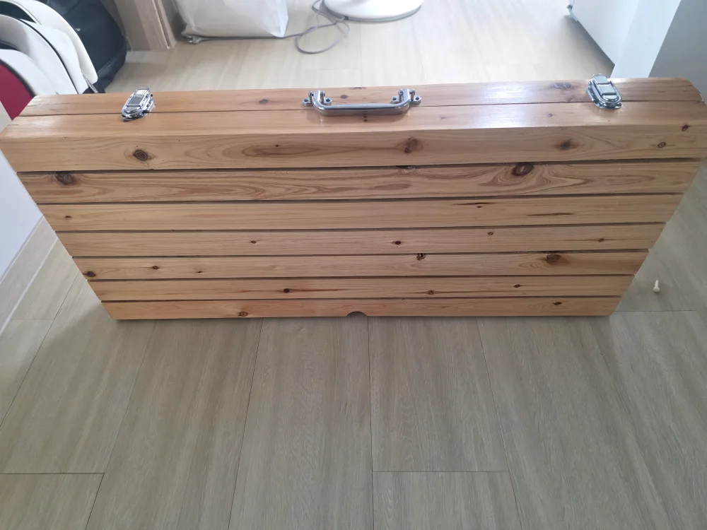 캠핑 접이식 테이블(나무)