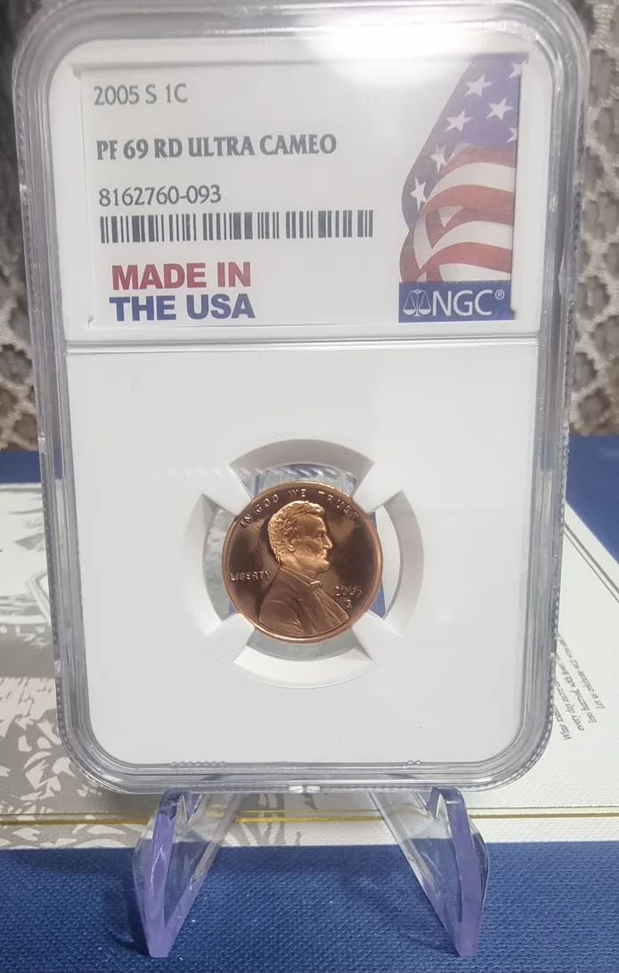 NGC 2005년 1센트 동전