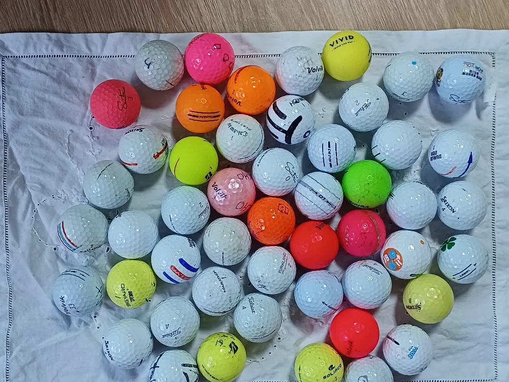 중고 골프공 모음
