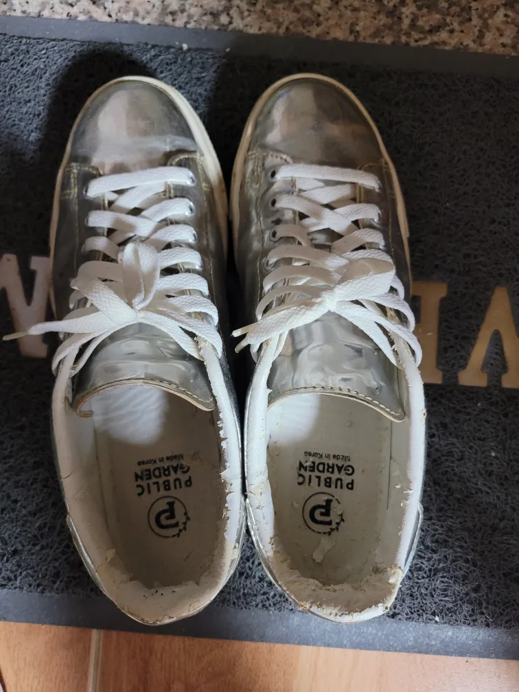 은색 스니커즈  중고 260~265