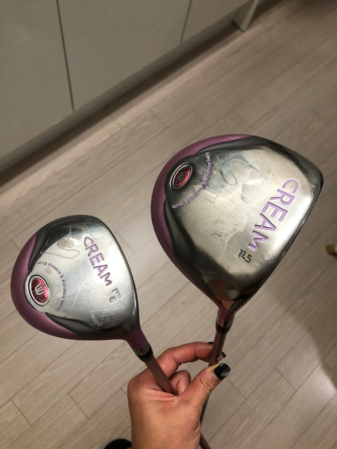 크림 골프 드라이버 11.5도 + 24도 7번 우드 셋트