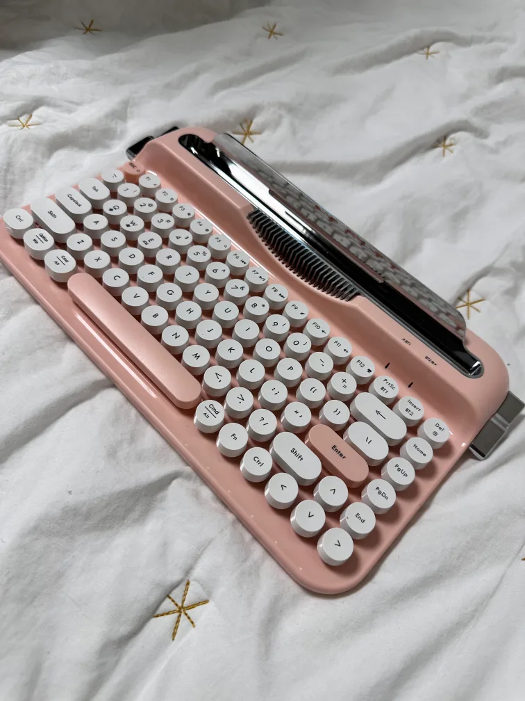 무선 키보드 핑크(포장만 뜯은 미사용 제품)