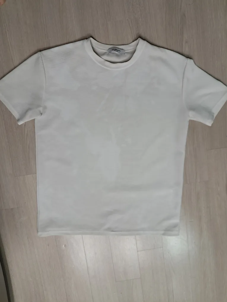 듀얼리즘 흰색 반팔티 L  중고